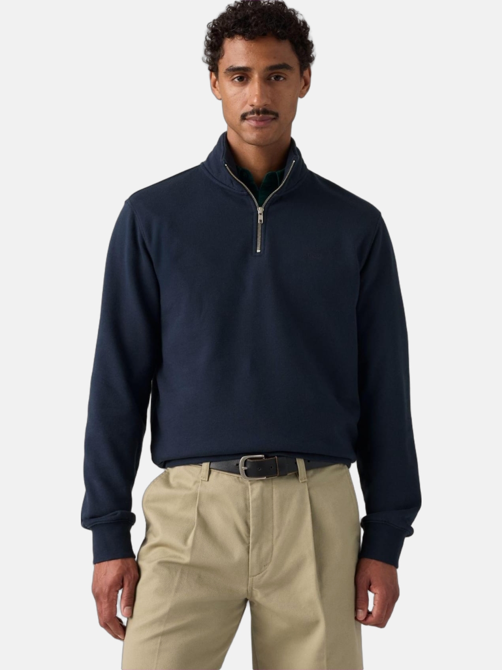 SWEATSHIRT LEVIS THE ORIGINAL QUARTER ZIP NAVY