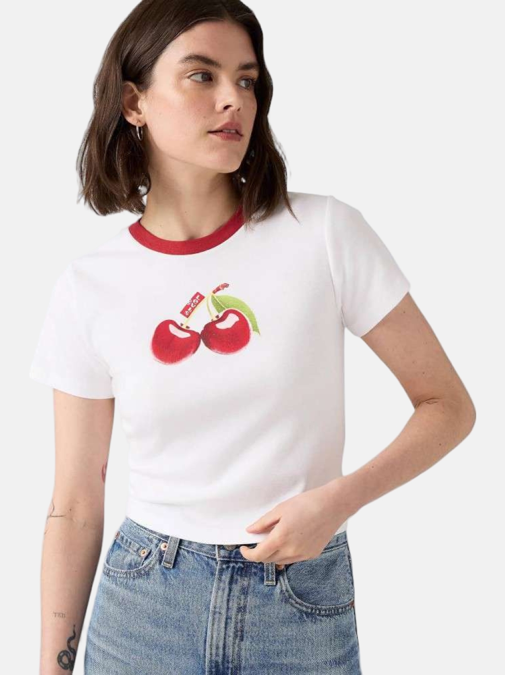 TSHIRT LEVIS SPORTY PHOTO FRUIT CHERRY