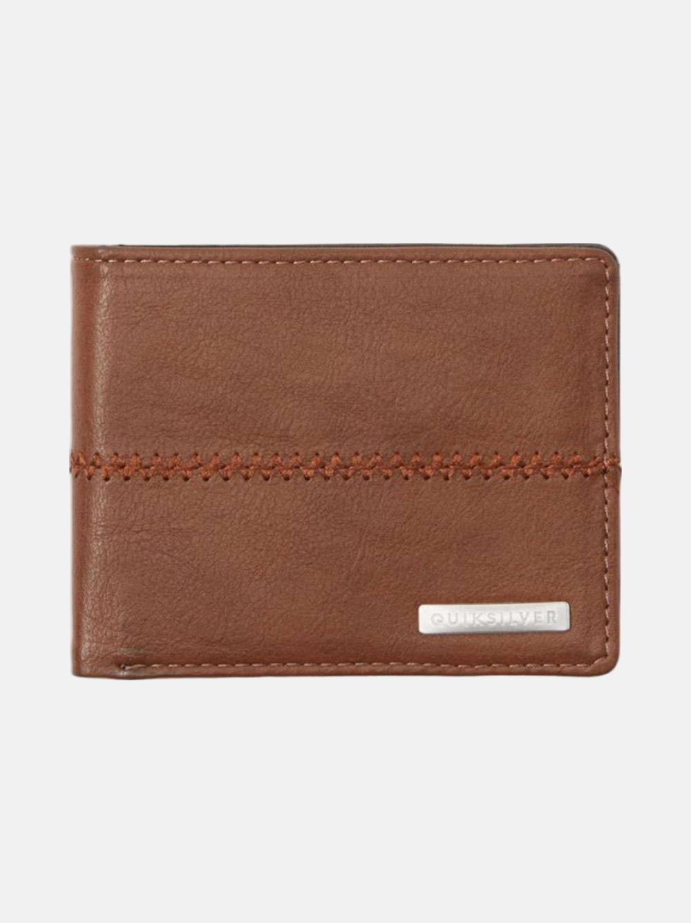 CARTEIRA QUIKSILVER STITCHY 3 CHOCOLATE BROWN