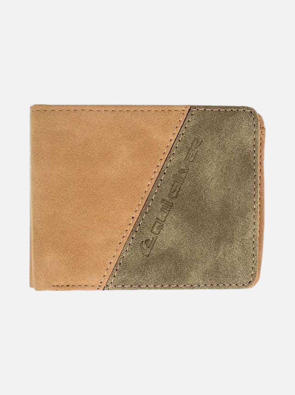 CARTEIRA QUIKSILVER SEA BRAKER BONE BROWN