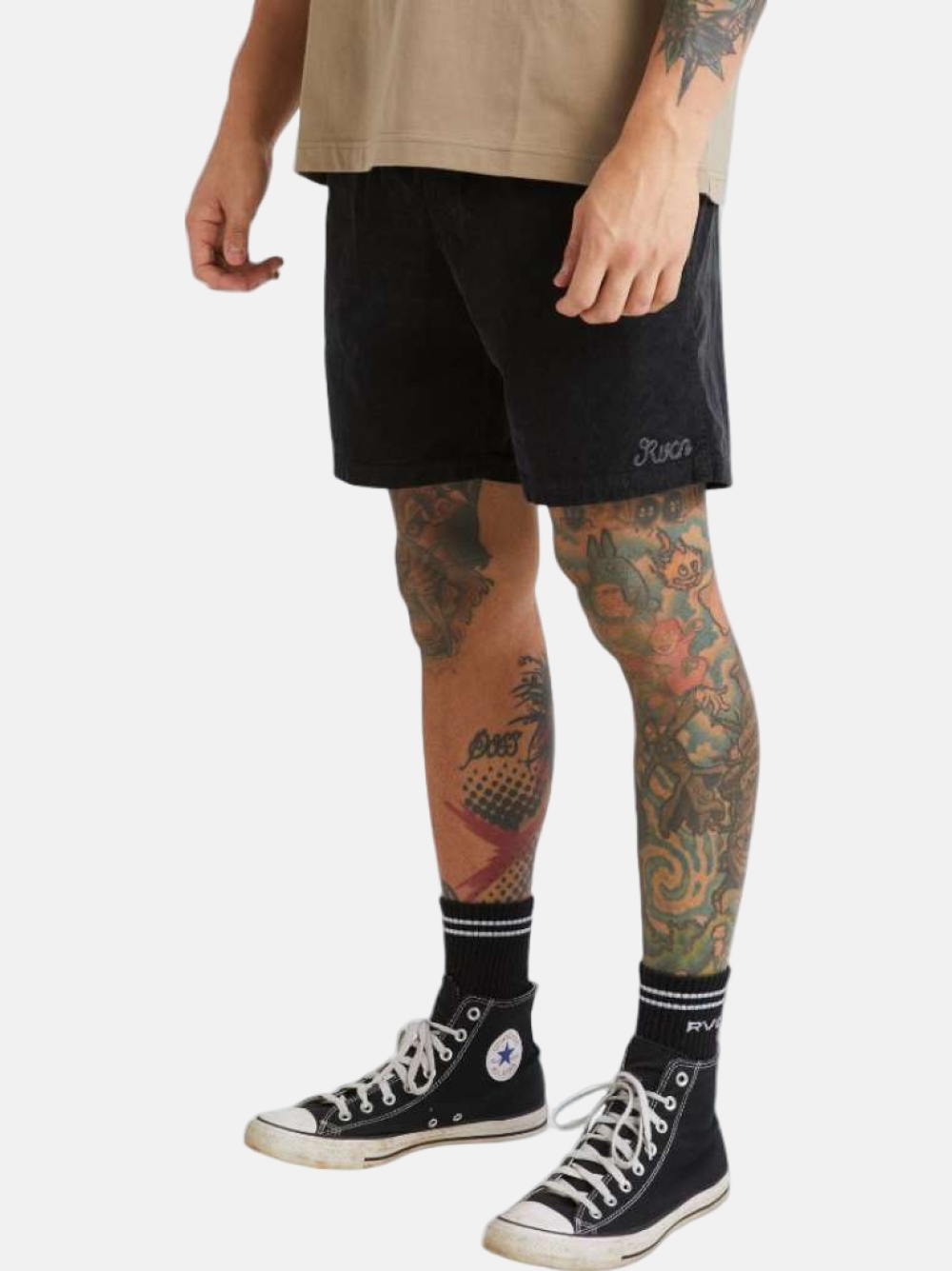 CALÇÕES RVCA ESCAPE BLACK