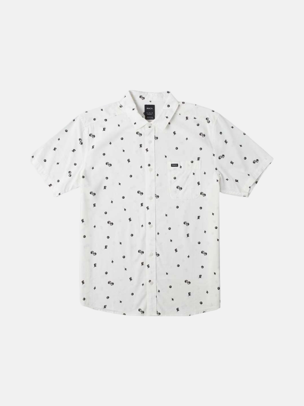 CAMISA RVCA DEGENERATE VANILLA
