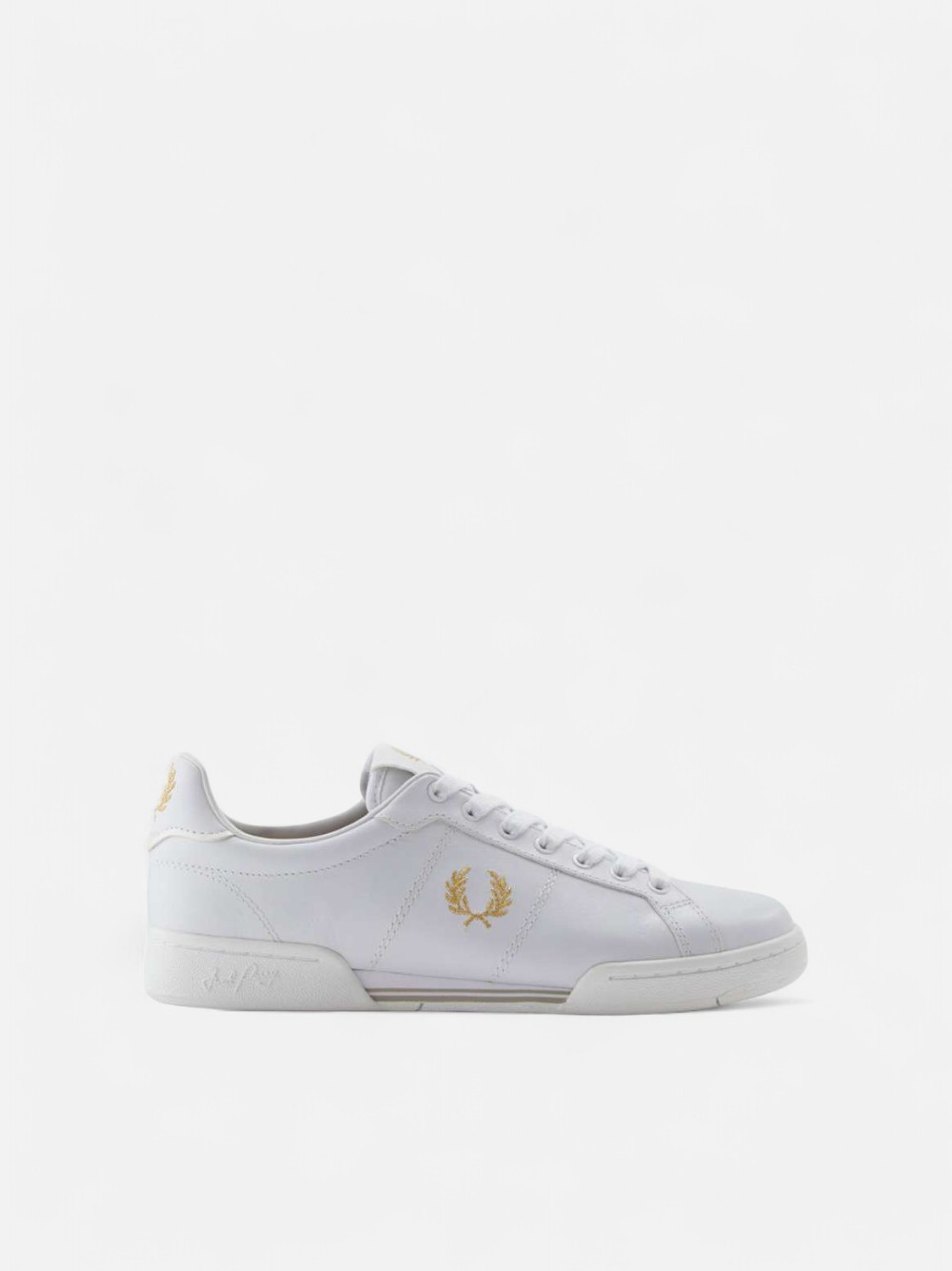 FRED PERRY B722 WHITE/GOLD