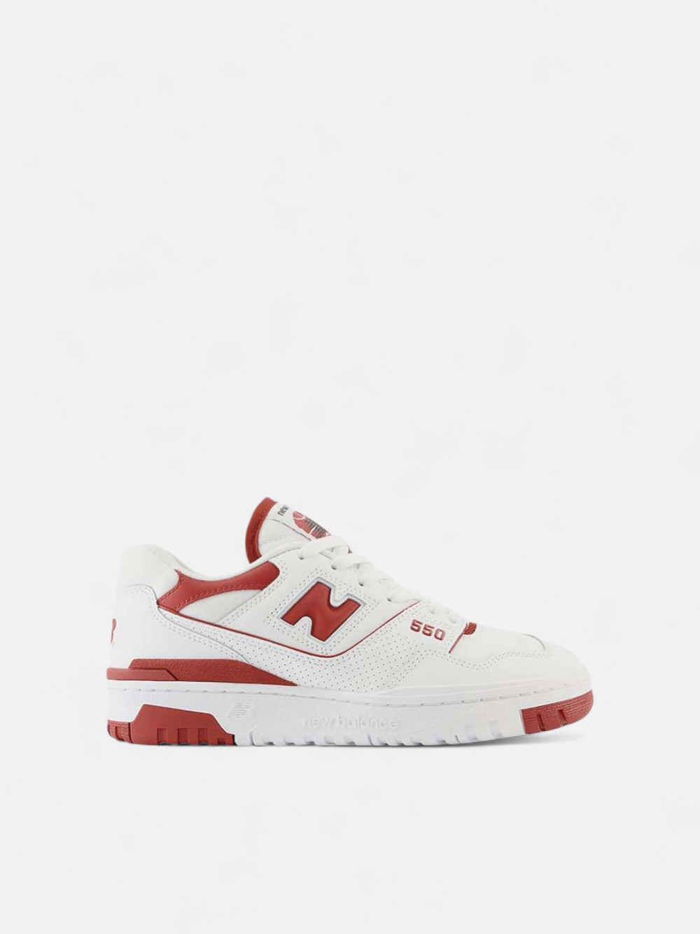 NEW BALANCE 550 WHITE/BRICK RED