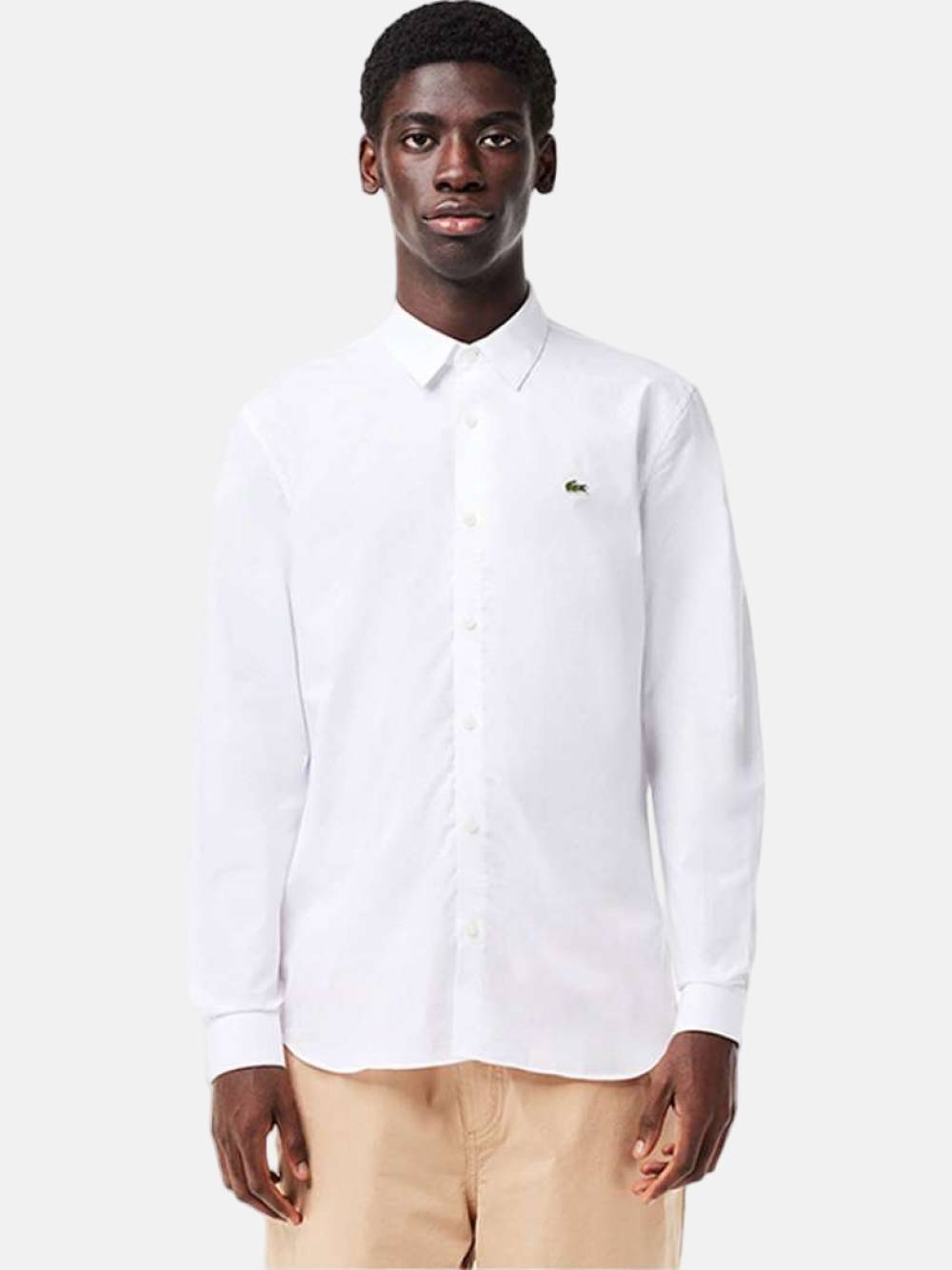CAMISA LACOSTE CASUAL CH5620 WHITE