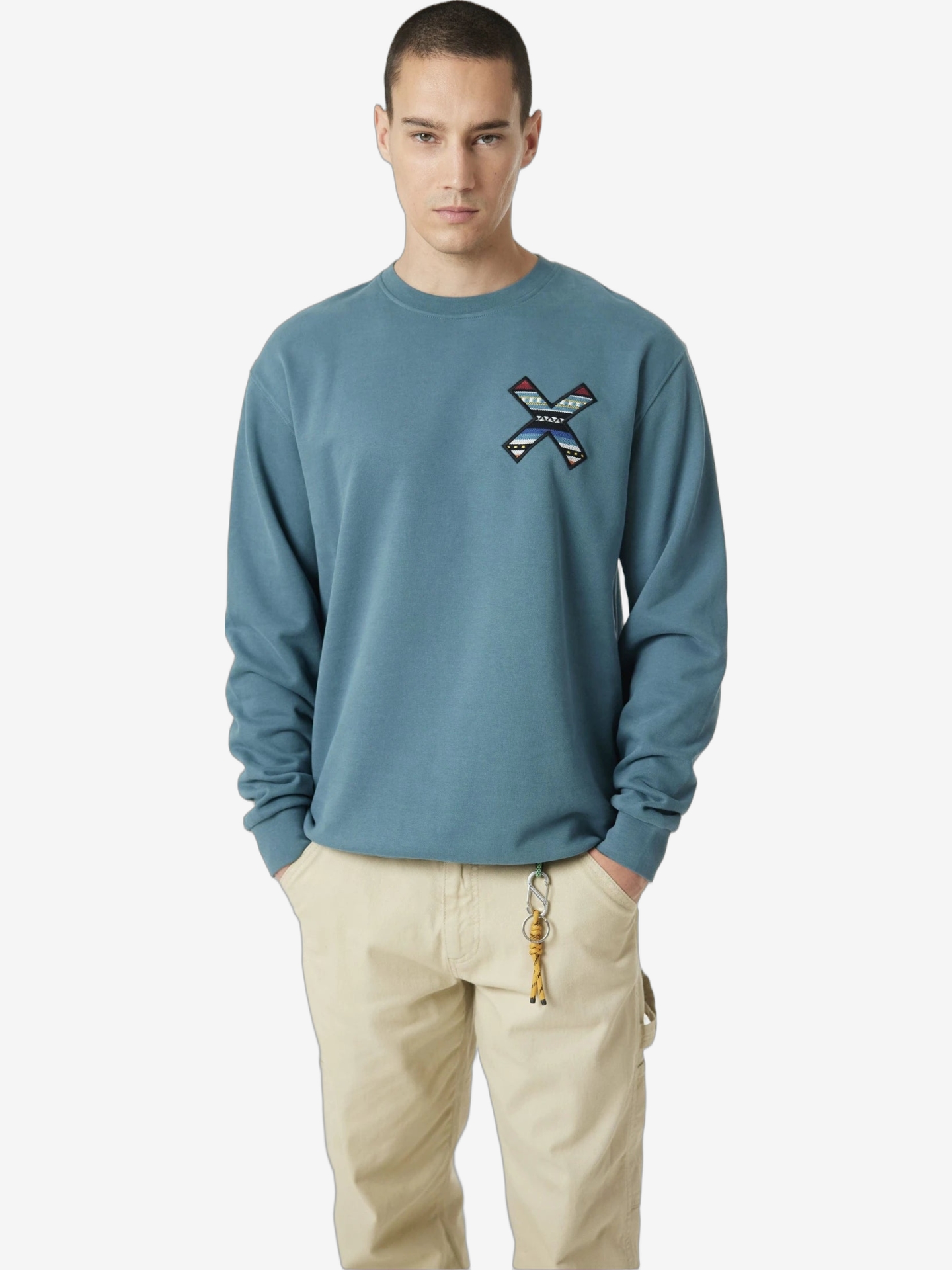 SWEATSHIRT BLUE BANANA AMAZON GRE