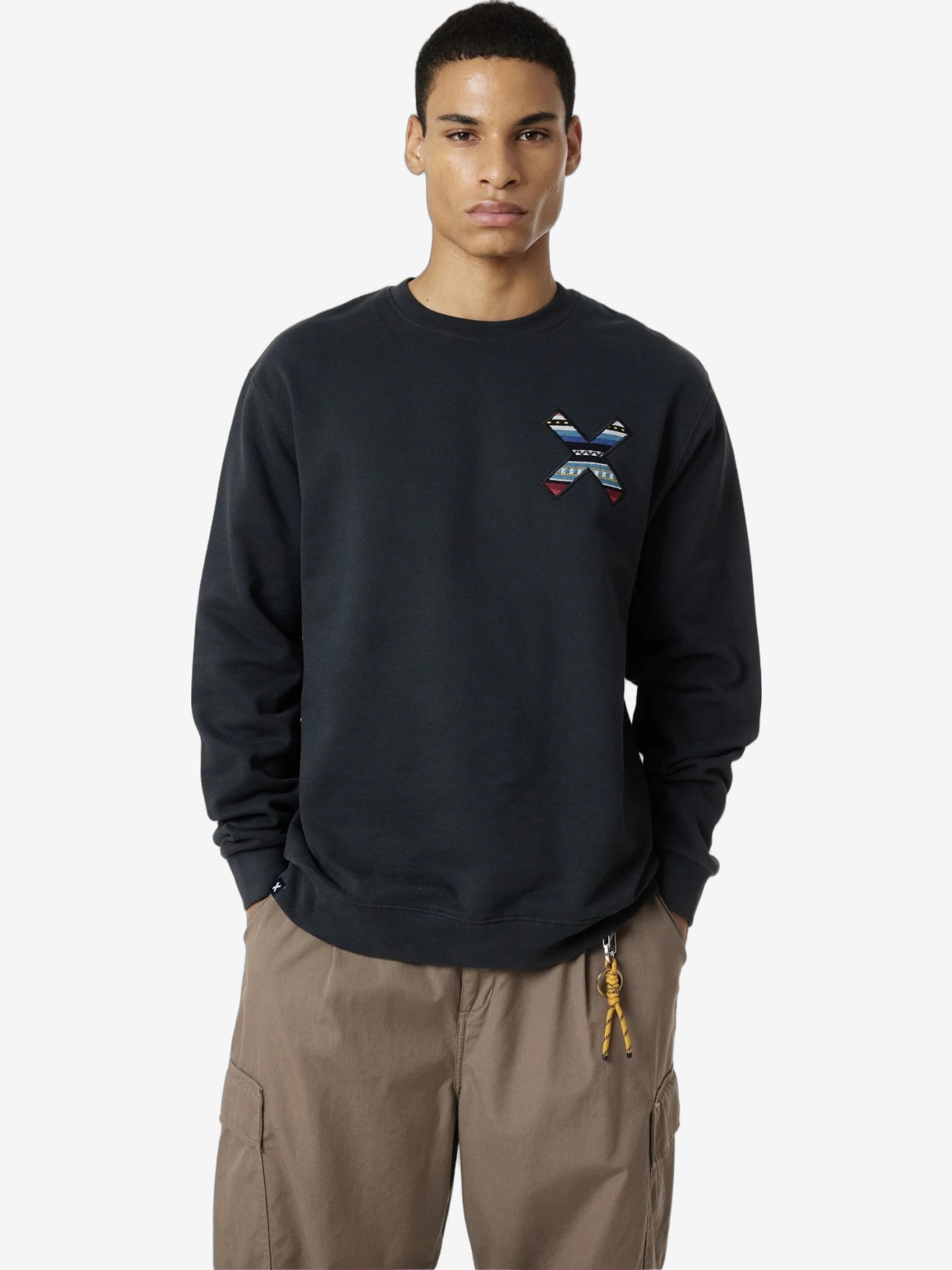 SWEATSHIRT BLUE BANANA ANTHRACITE