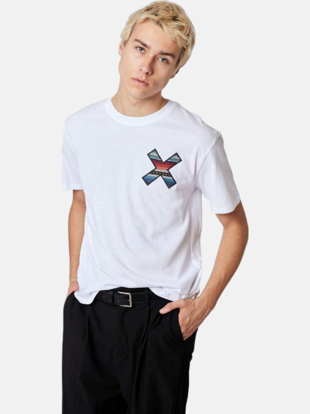 TSHIRT BLUE BANANA WHITE