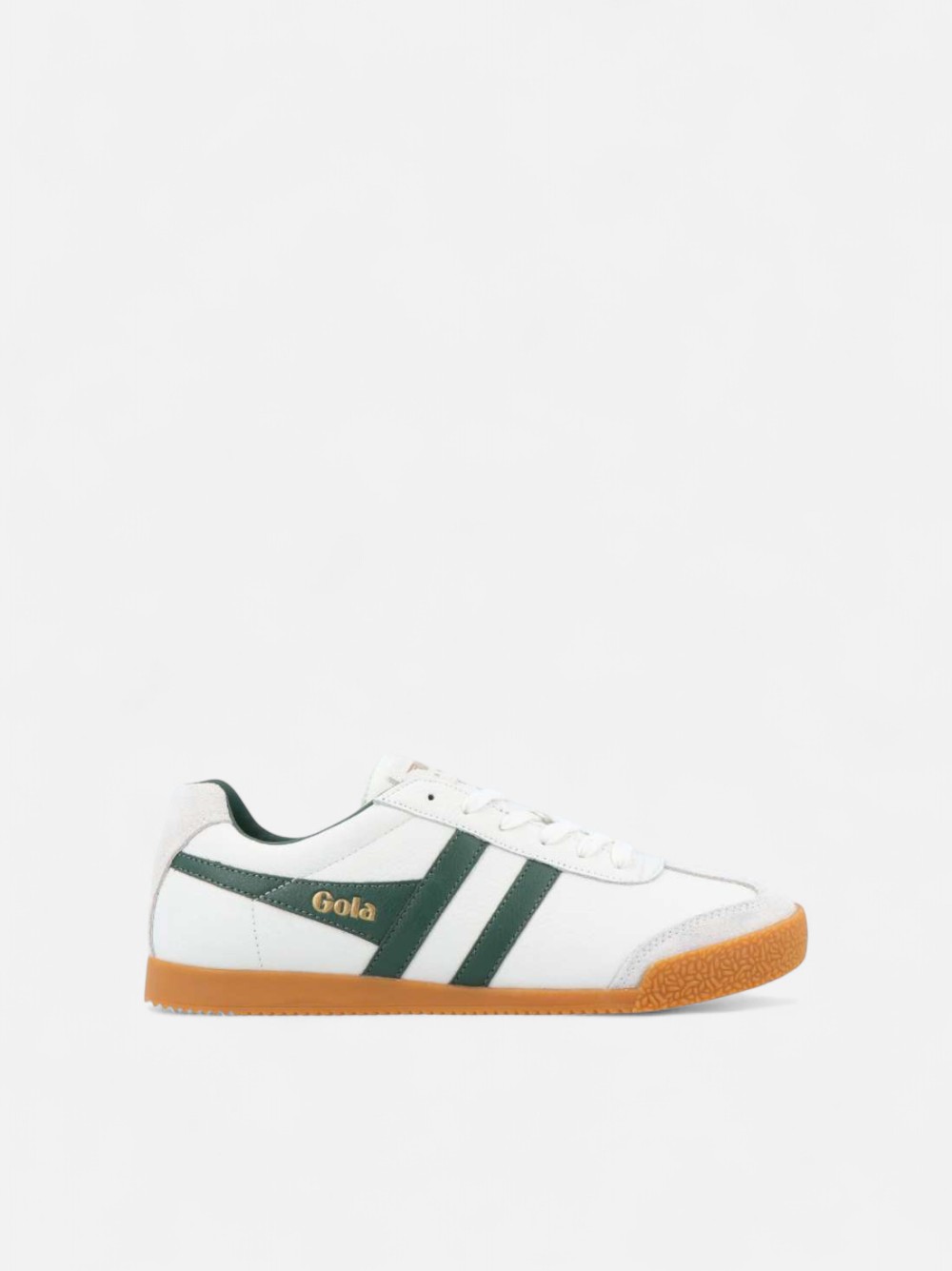 GOLA HARRIER LEATHER WHITE/GREEN/GREEN