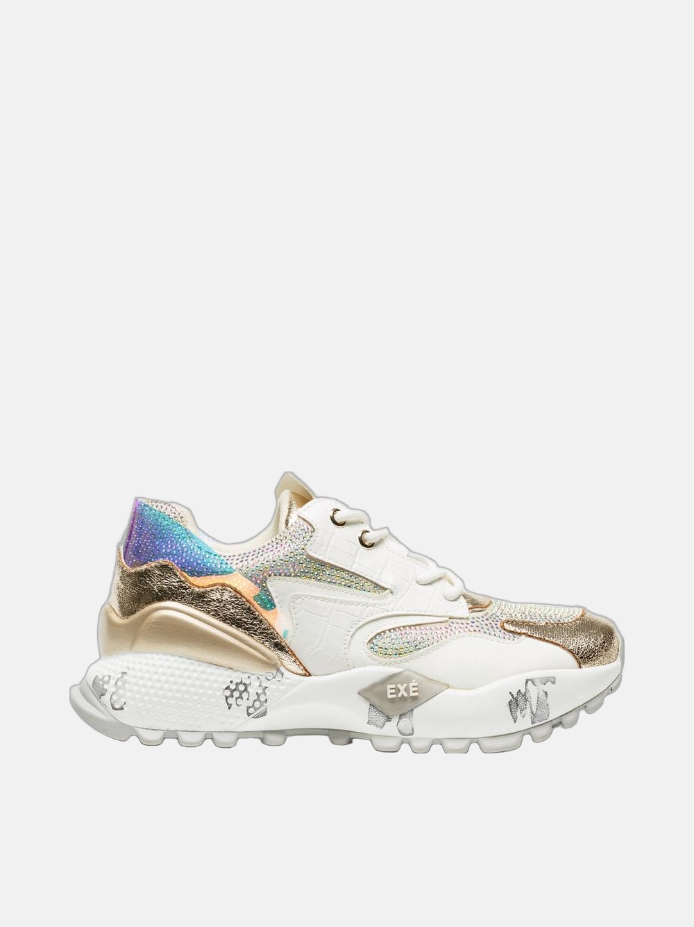 EXÉ D190608 WHITE/GOLD