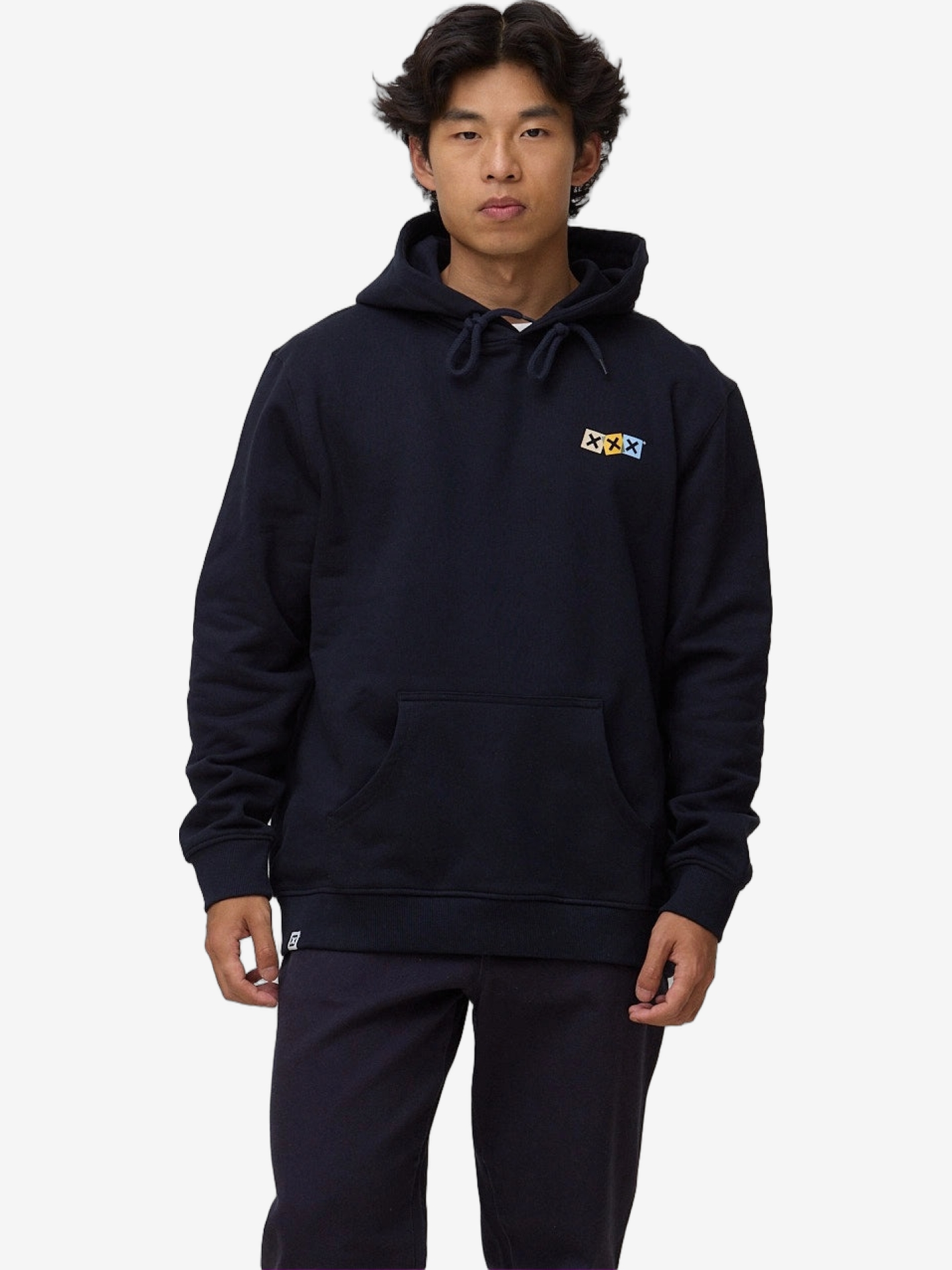 HOODIE BLUE BANANA DICE NAVY