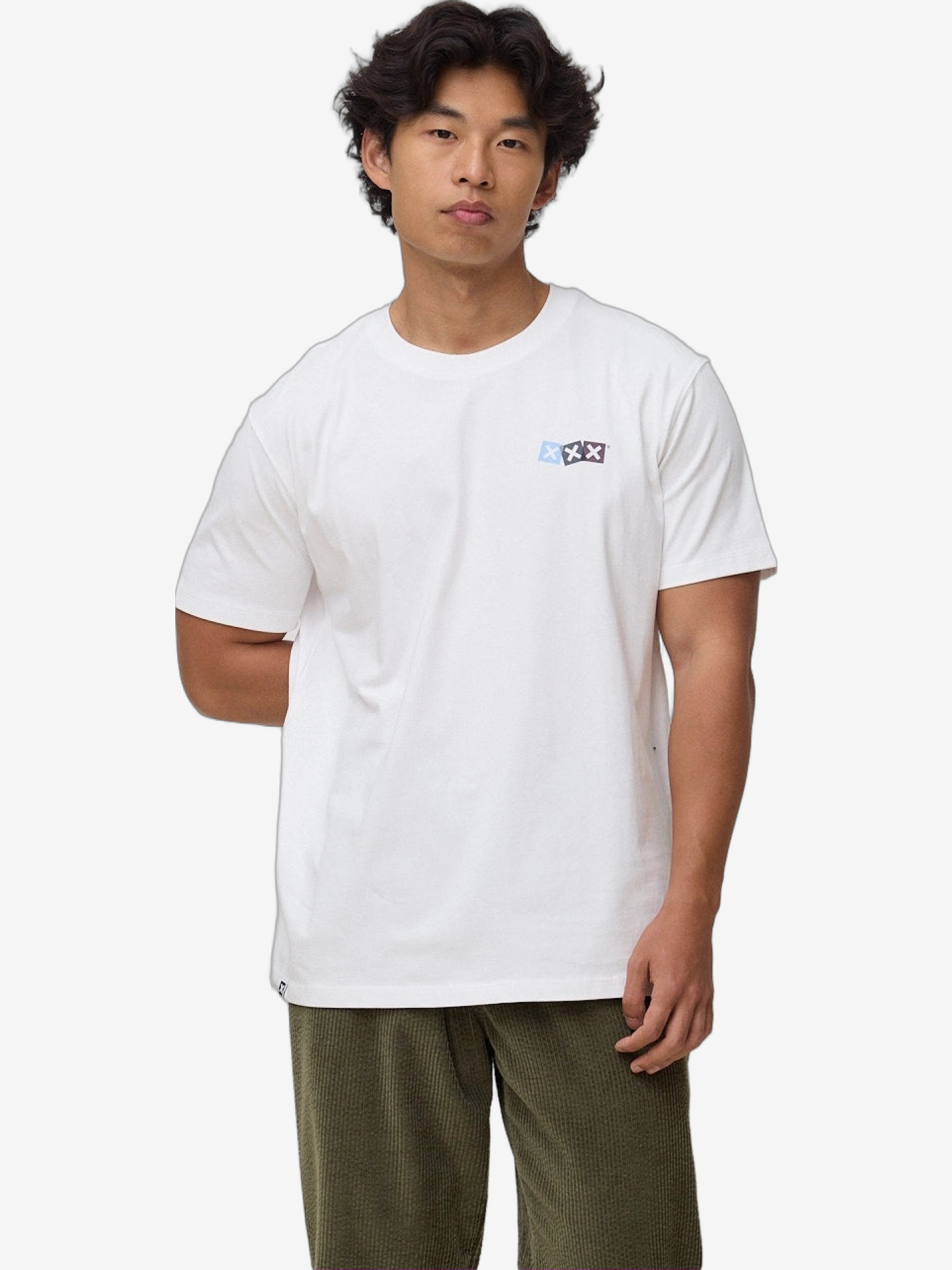 TSHIRT BLUE BANANA DICE WHITE