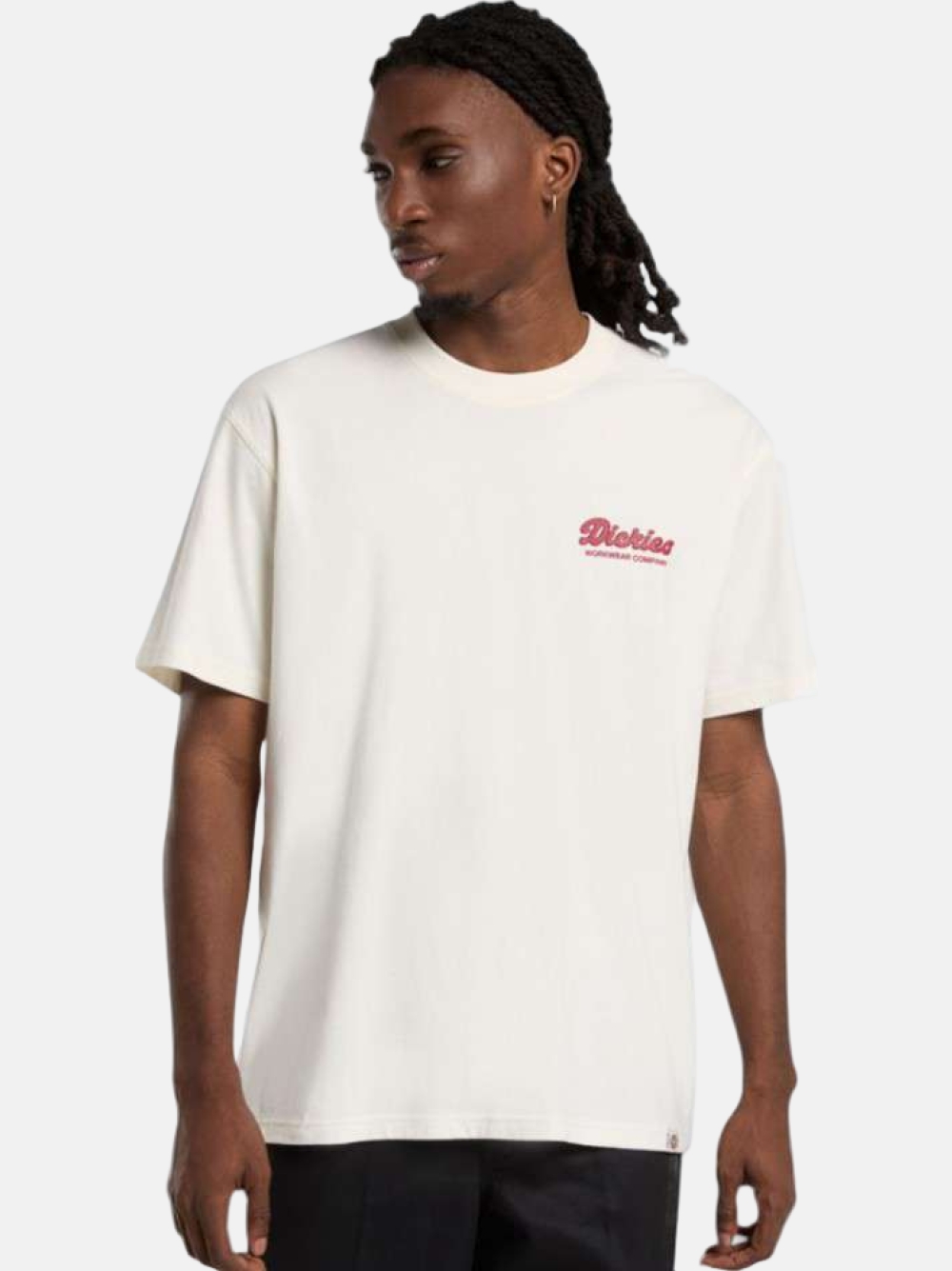 TSHIRT DICKIES LEWISTOWN EGRET