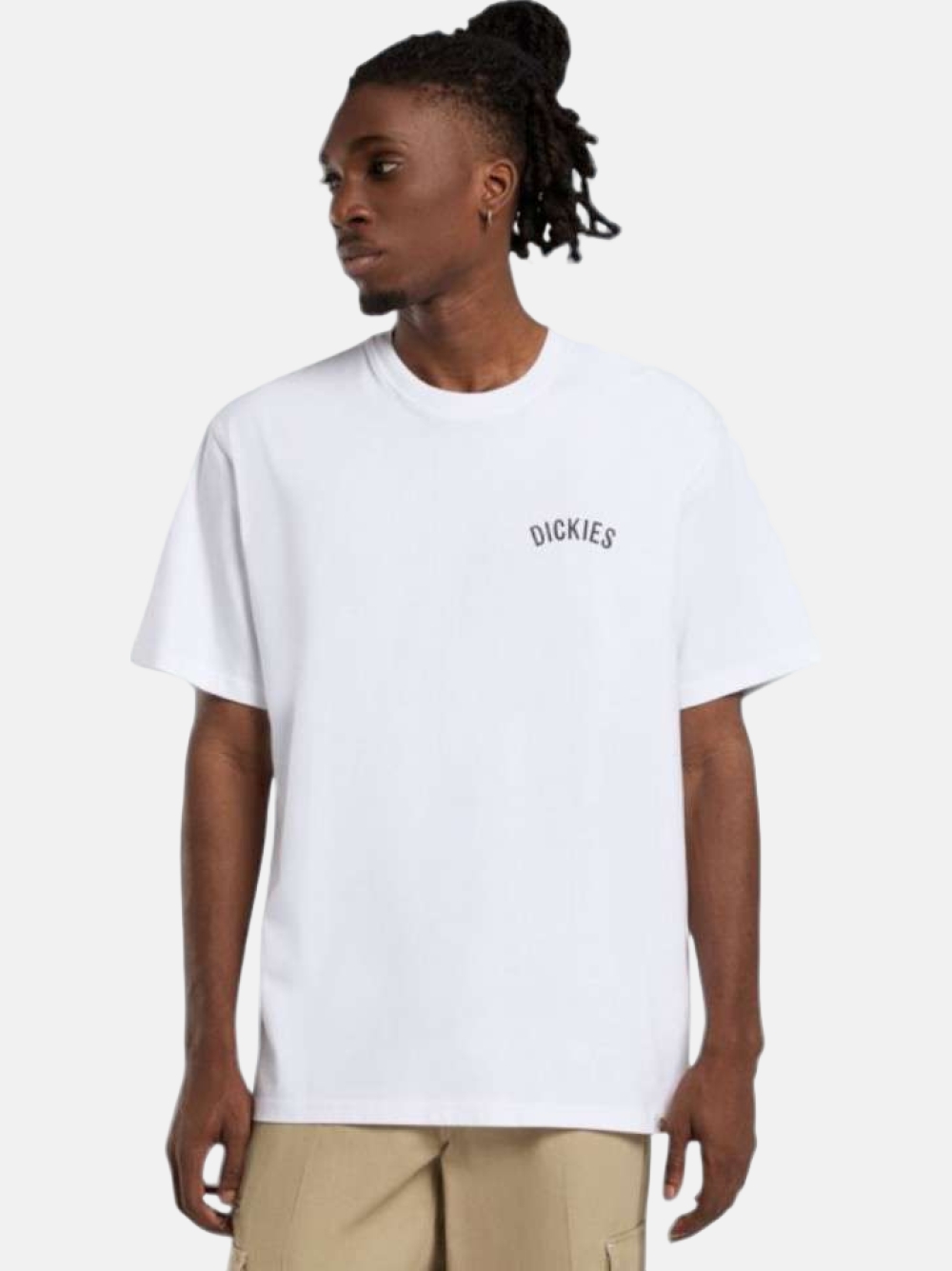 TSHIRT DICKIES SNAKE WHITE