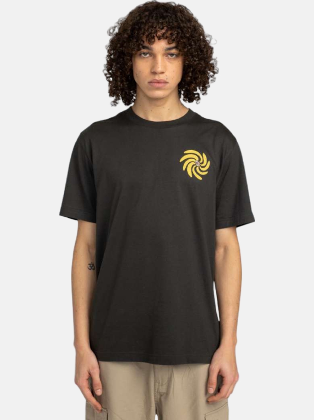 TSHIRT ELEMENT SMILE OFF BLACK