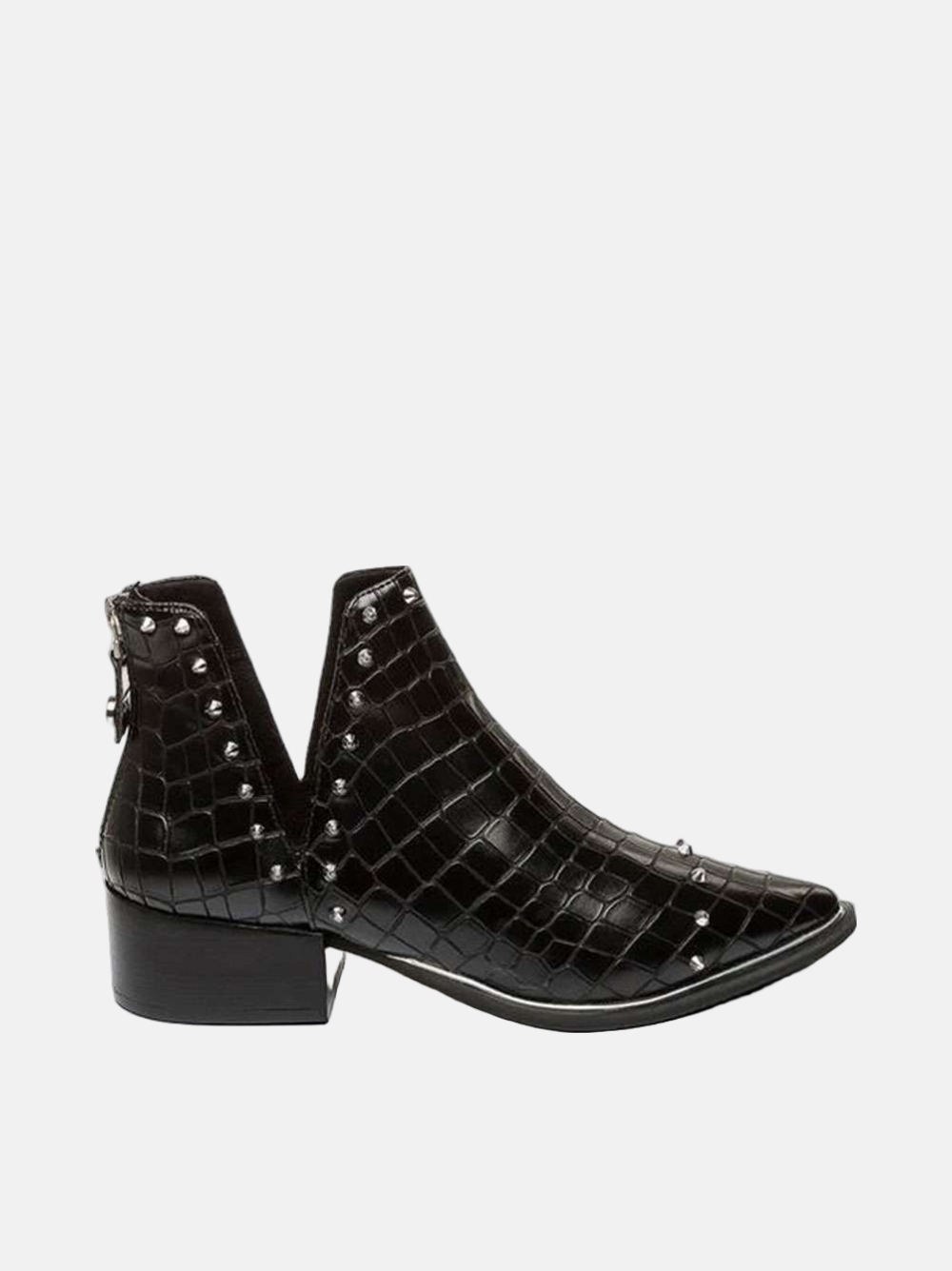 BOTAS STEVE MADDEN CROCO BLACK