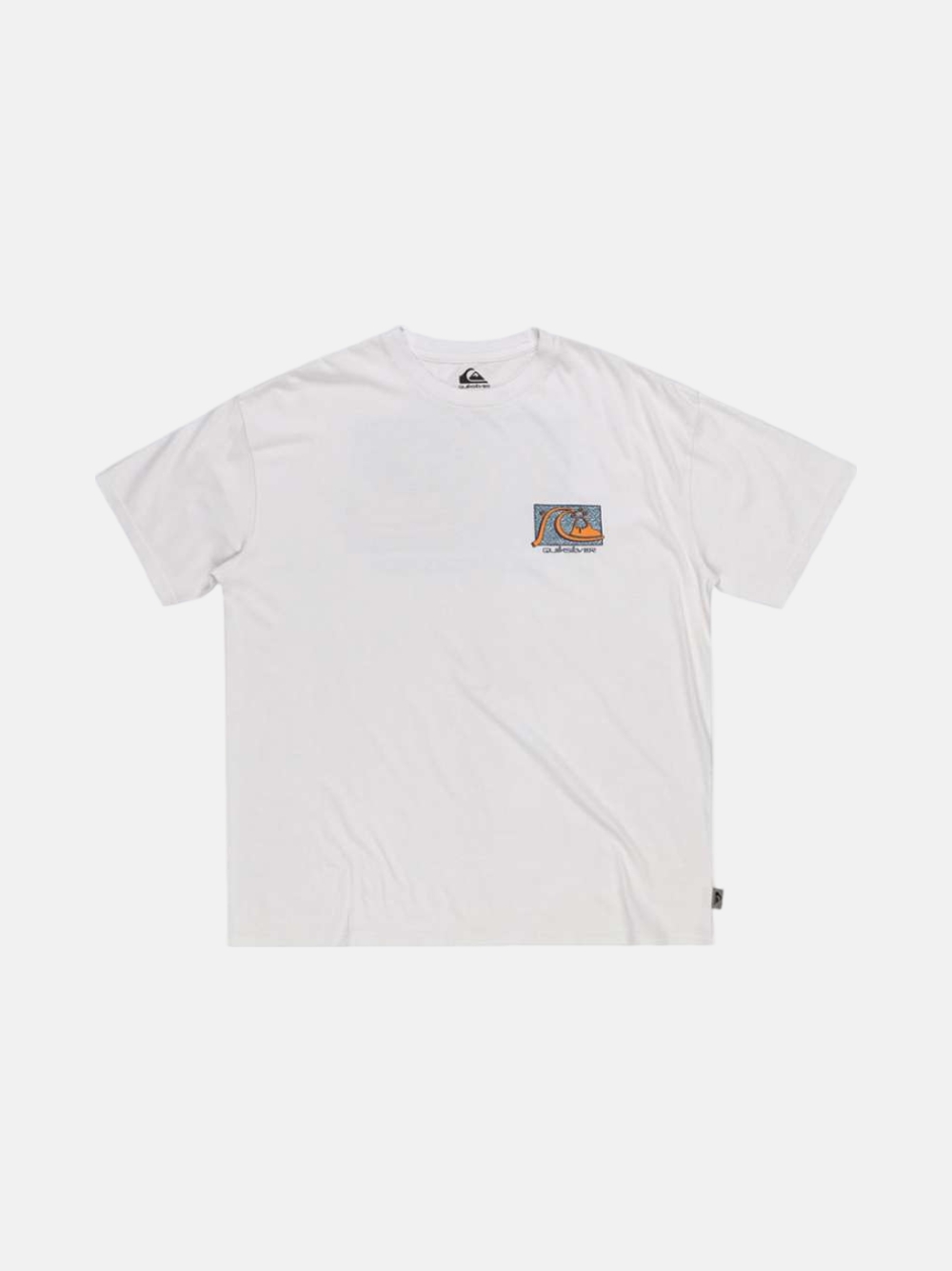 TSHIRT QUIKSILVER TAKE US BACK BUBBLE WHITE