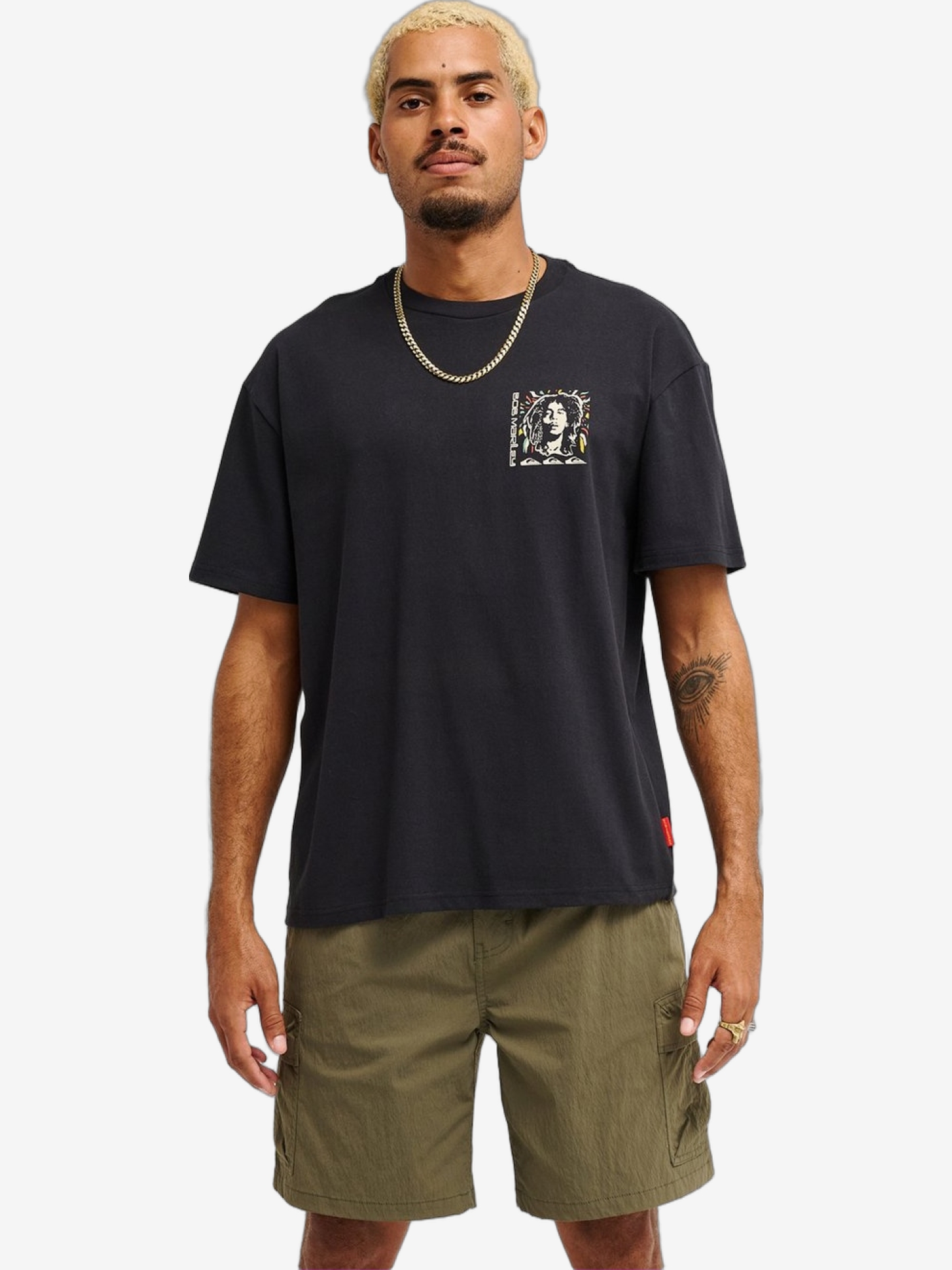 TSHIRT QUIKSILVER WARHEAD BLACK