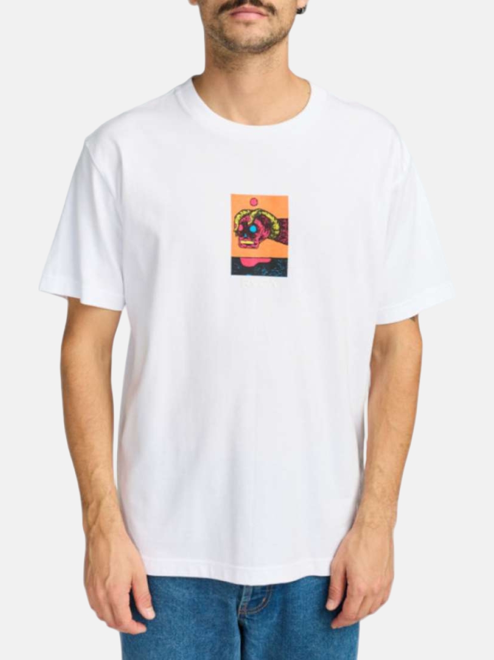 TSHIRT RVCA SUPERBLAST WHITE