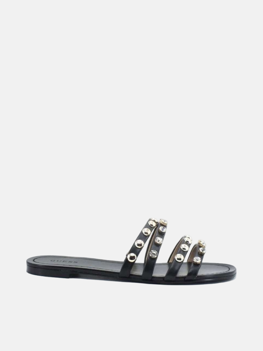 SANDÁLIAS GUESS CEVAN LEATHER BLACK