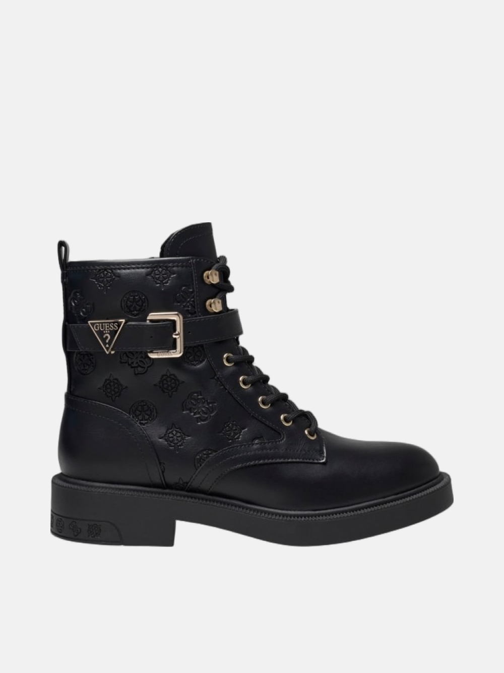 BOTAS GUESS FELLINI BLACK/BROWN