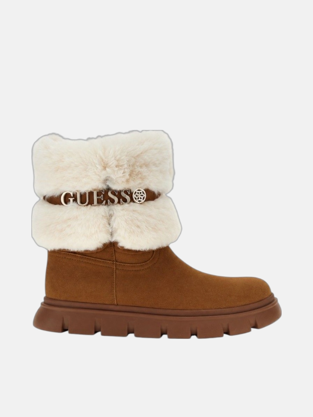 BOTAS GUESS MARIBEL DARK TAN