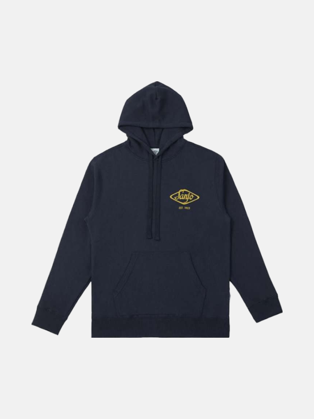 HOODIE/SWEATSHIRT SANJO FLOCKED LOGO NAVY
