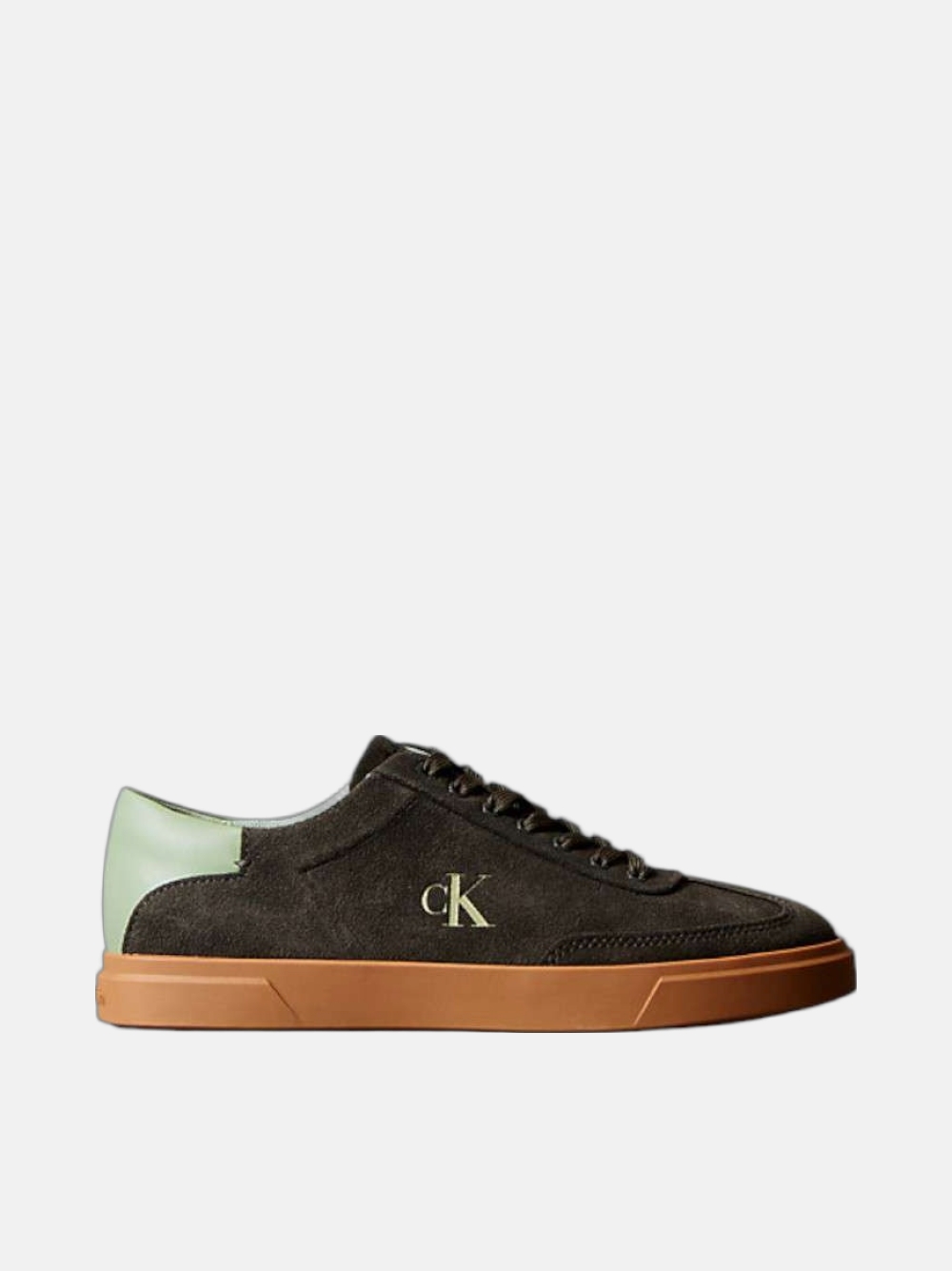 CALVIN KLEIN LOW PRO CUPS LACE UP SUE MIX