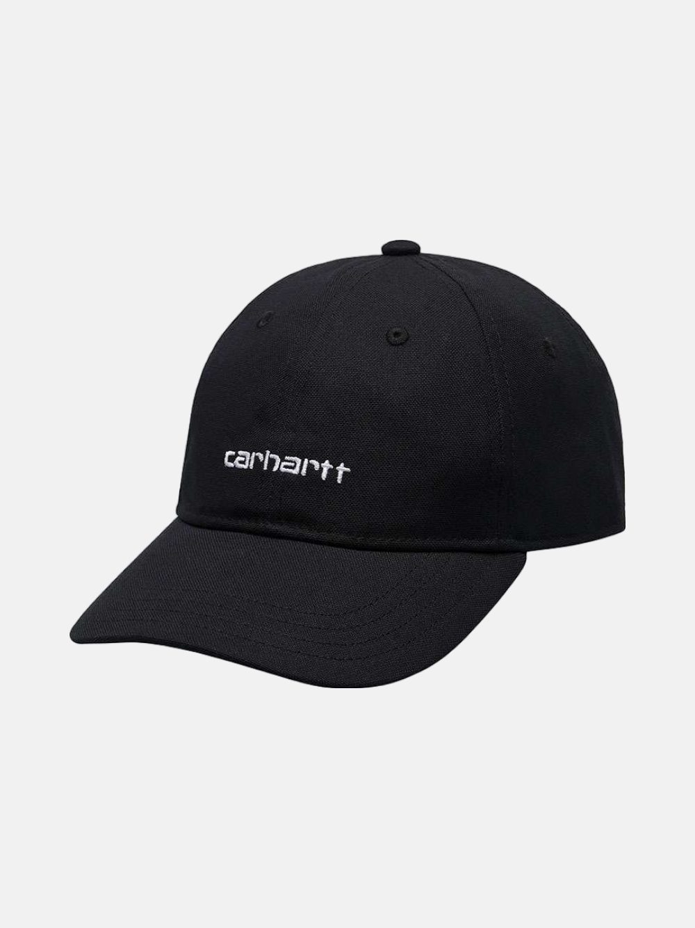 BONÉ CARHARTT WIP CANVAS SCRIPT BLACK/WHITE