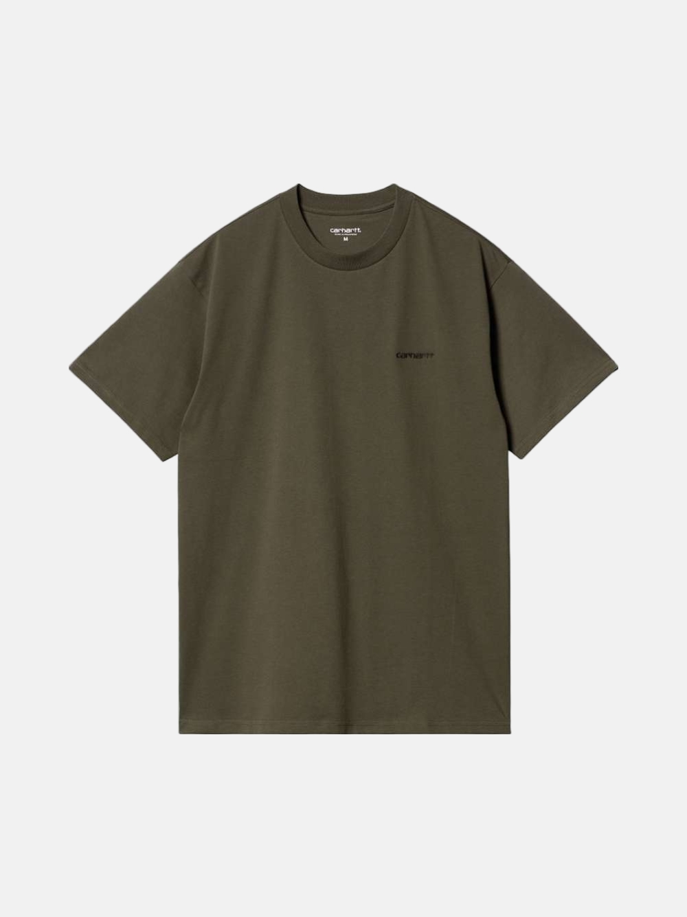 TSHIRT CARHARTT WIP SCRIPT EMBROIDERY CYPRESS/BLACK