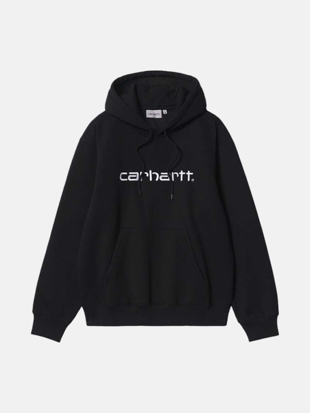 HOODIE CARHARTT WIP HOODED BLACK/WHITE