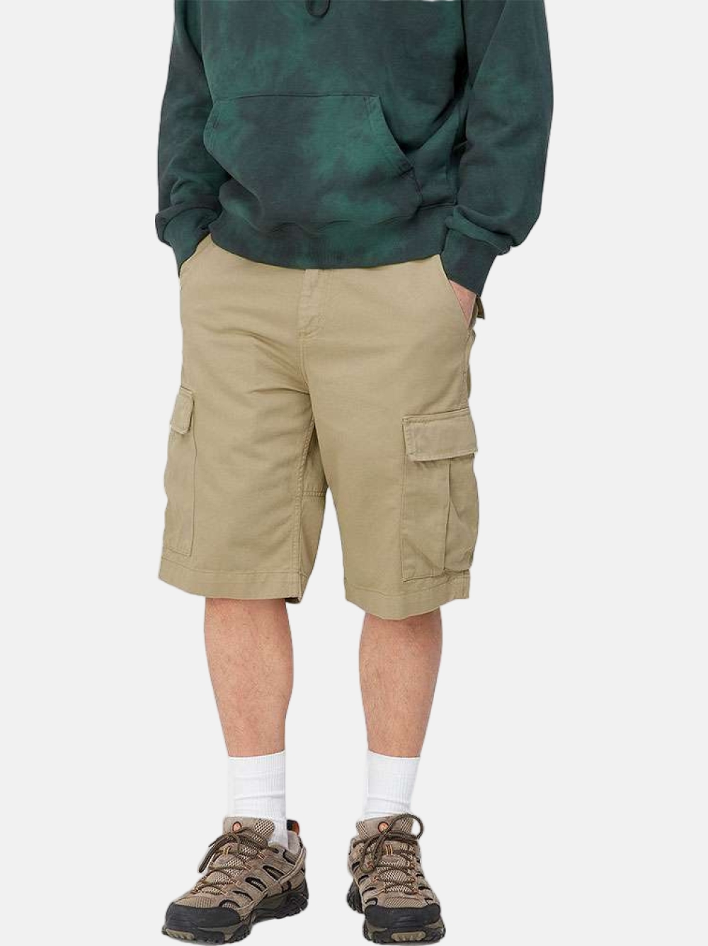 CALÇÕES CARHARTT WIP REGULAR CARGO AMMONITE GARMENT DYED