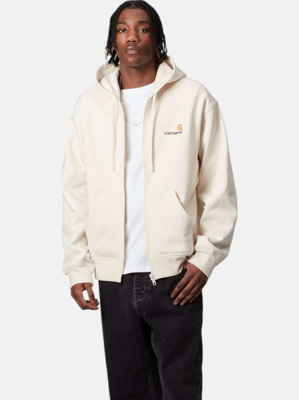 CASACO CARHARTT WIP AMERICAN SCRIPT NATURAL