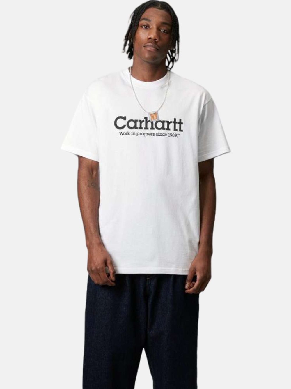 TSHIRT CARHARTT WIP SCRIPT WHITE