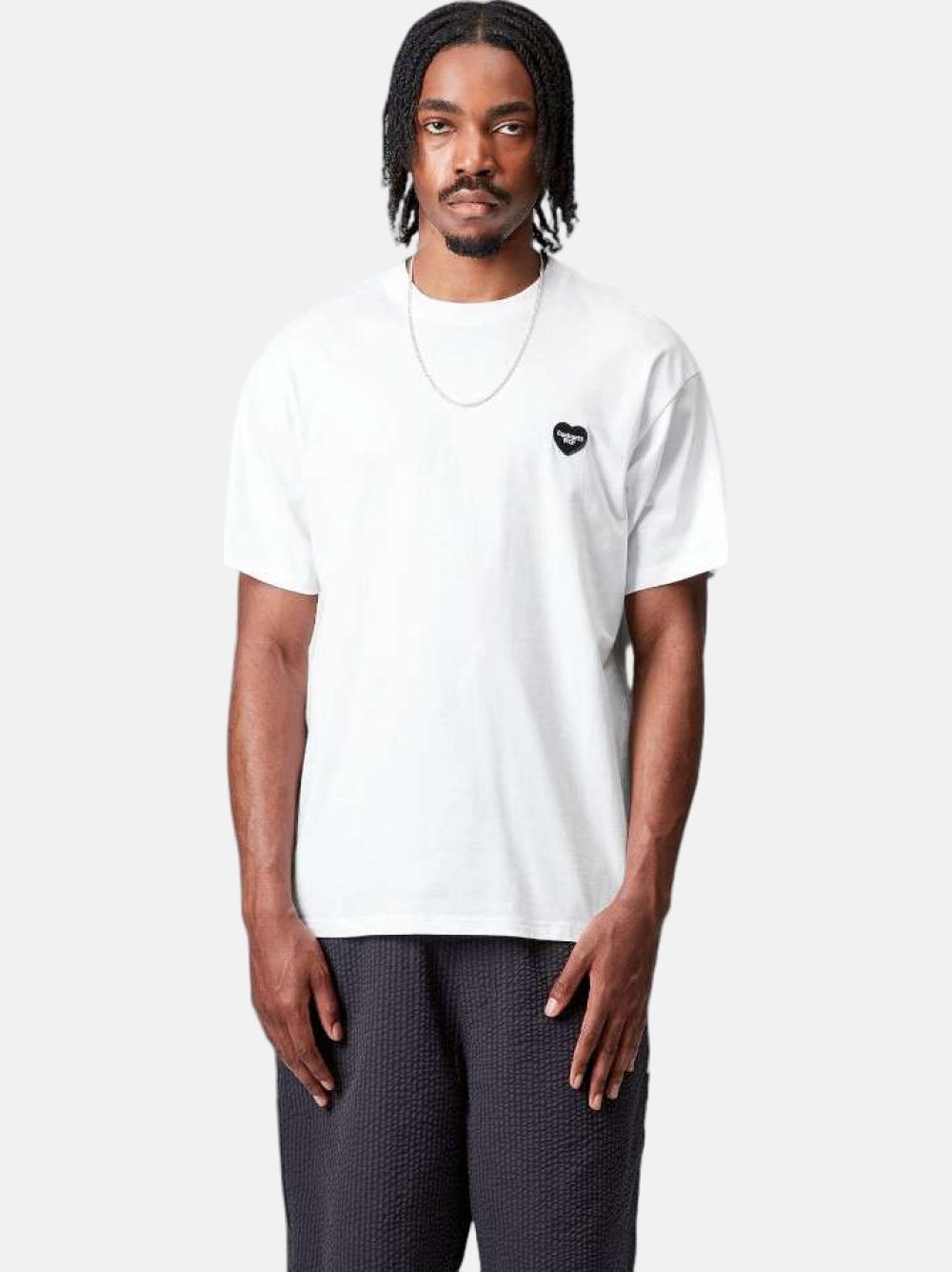 TSHIRT CARHARTT WIP HEART II HARTT WHITE