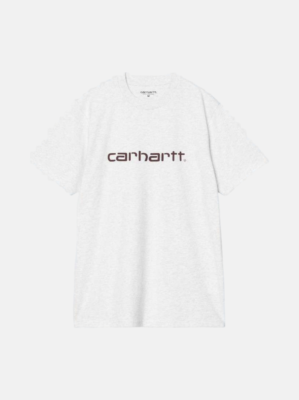 TSHIRT WIP CARHARTT SCRIPT ASH HEATHER/RONDO