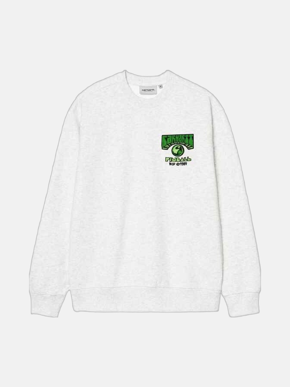 SWEATSHIRT CARHARTT WIP PINBALL ASH HEATHER