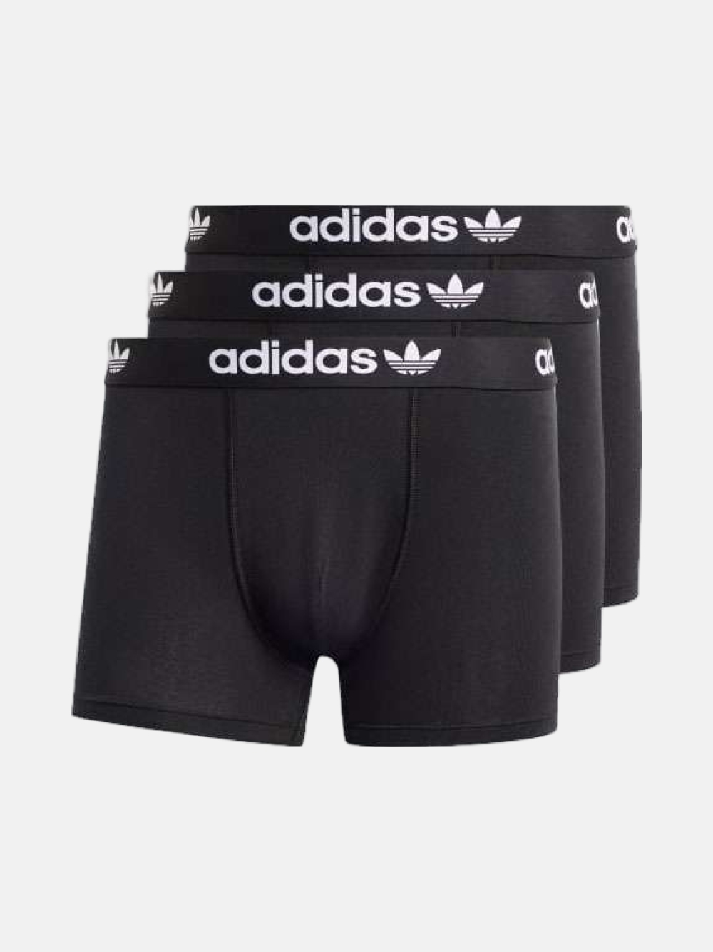 PACK 3 BOXERS ADIDAS CONFORT BLACK/BLACK