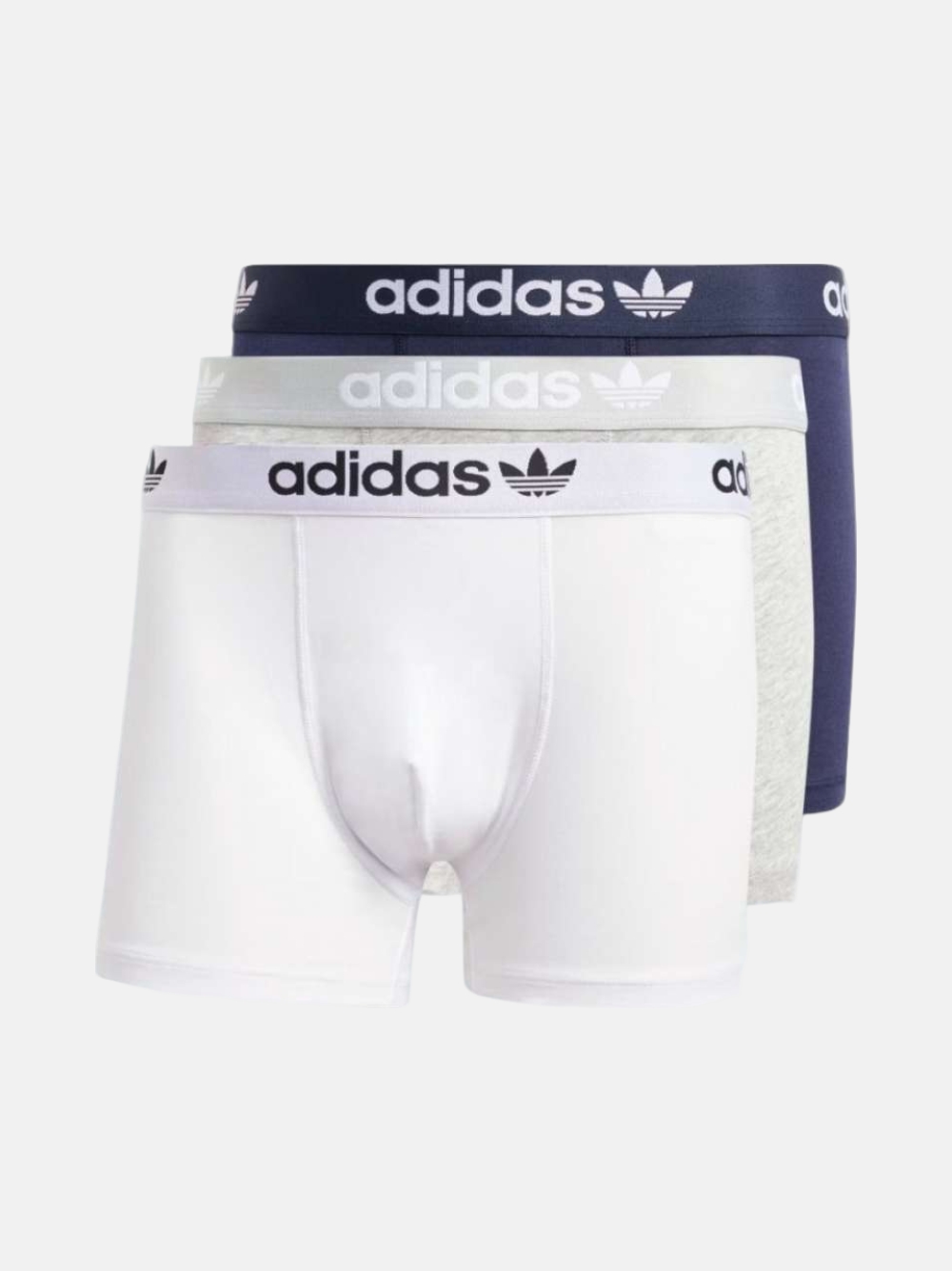 PACK 3 BOXERS ADIDAS CONFORT HTR/WHITE