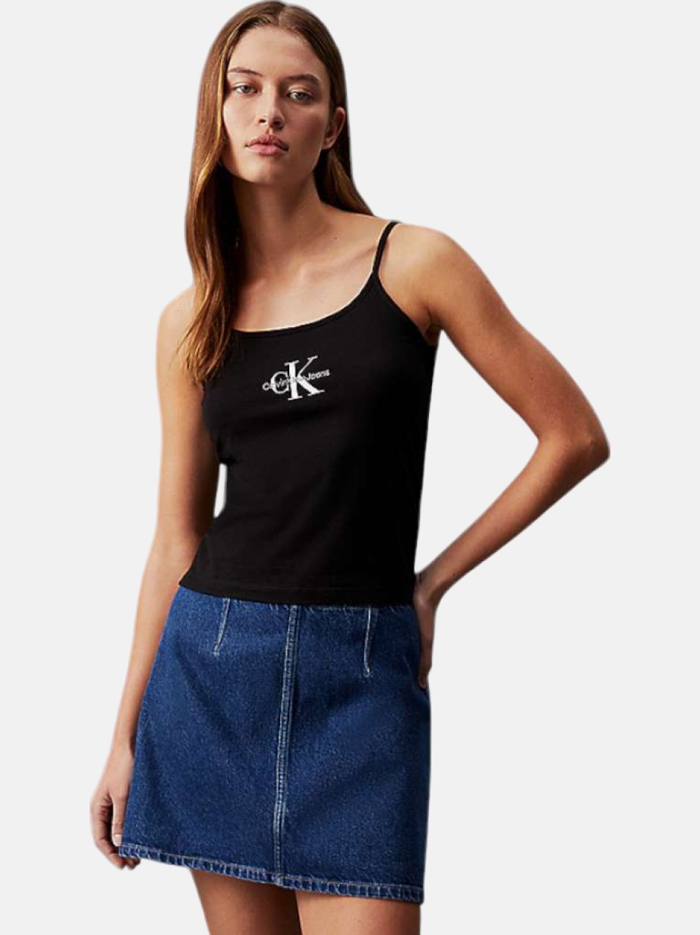 TOP CALVIN KLEIN MONOLOGO CK BLACK