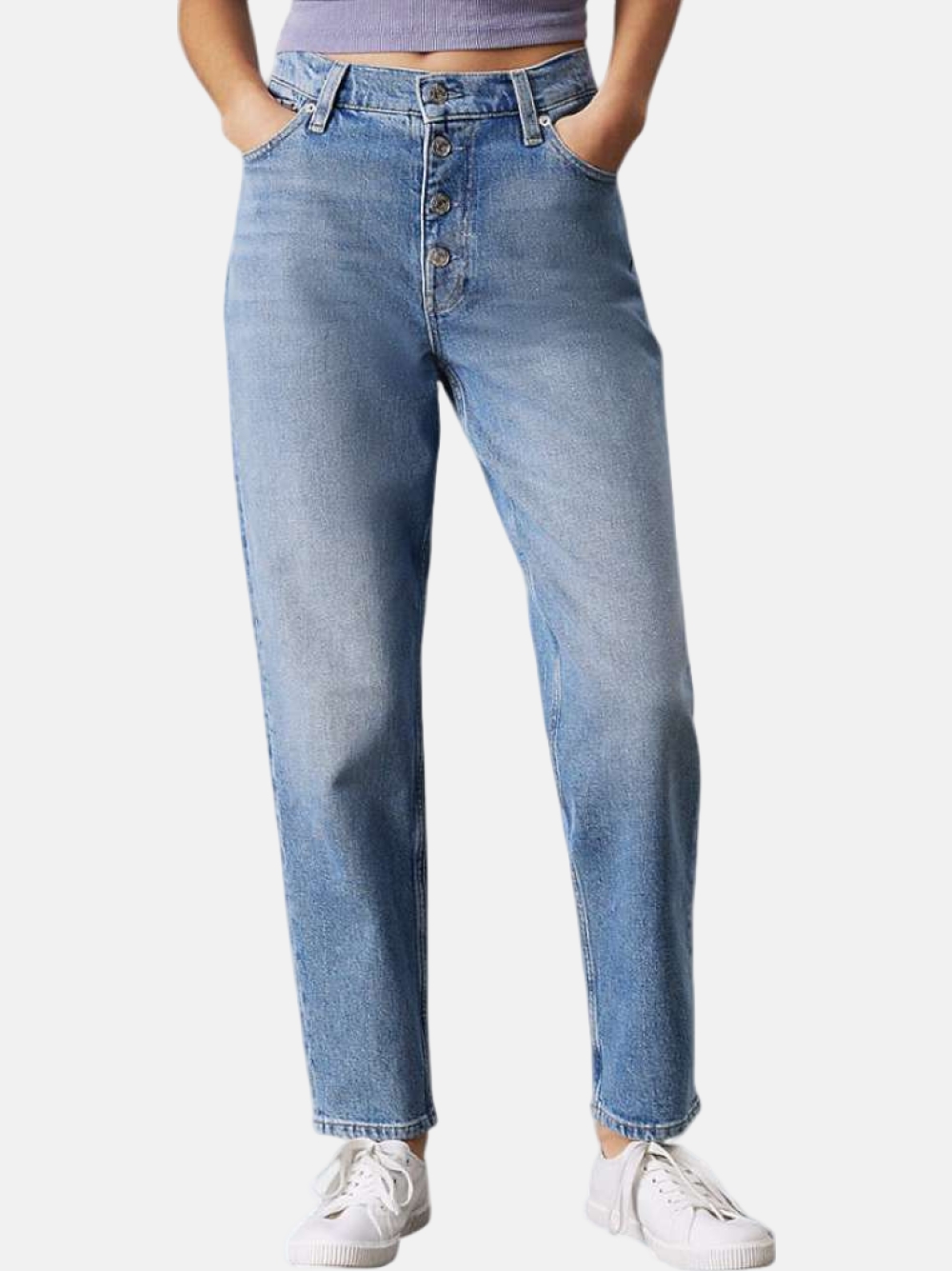 CALCAS CALVIN KLEIN MOM DENIM LIGHT