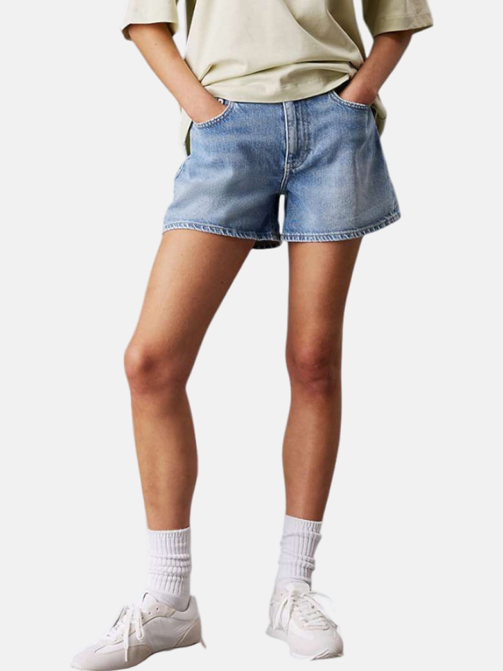 CALCOES CALVIN KLEIN MOM DENIM LIGHT