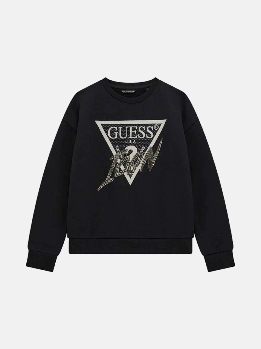 SWEATSHIRT GUESS ACTIVE TOP JBLK