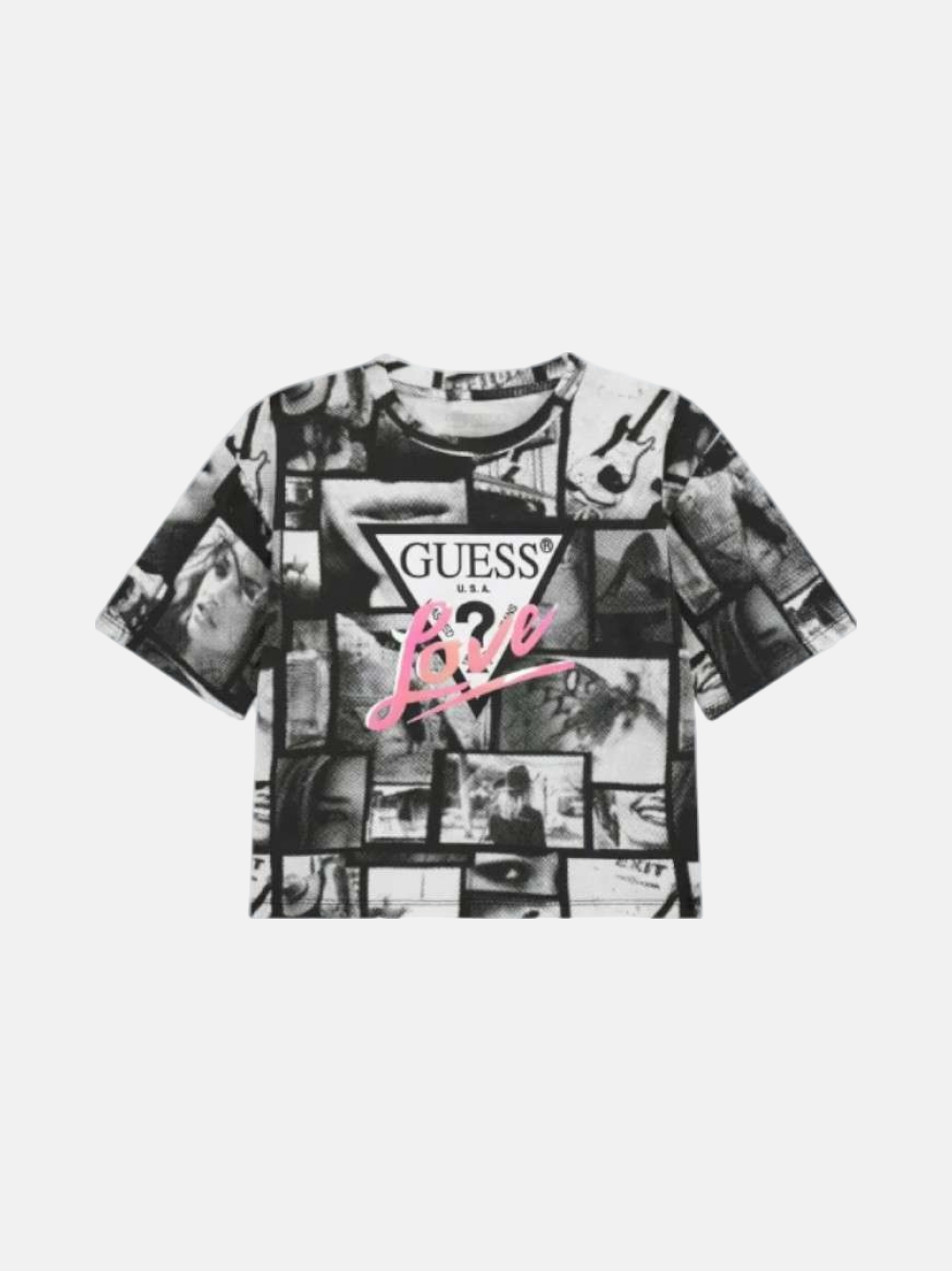 TSHIRT GUESS MIDI SS JBLK