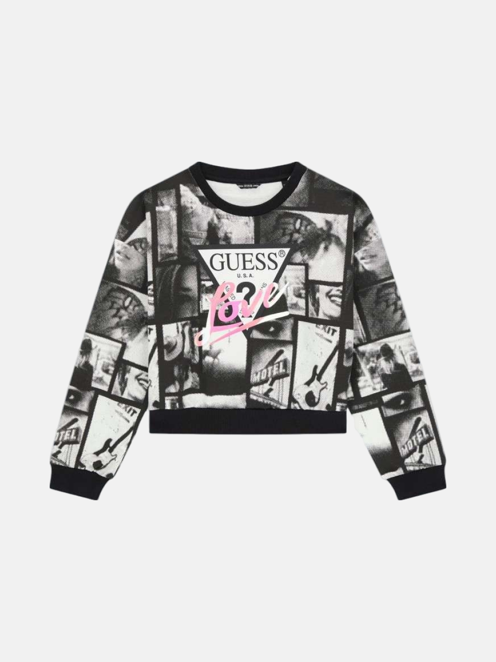 SWEATSHIRT GUESS CROP P9IC