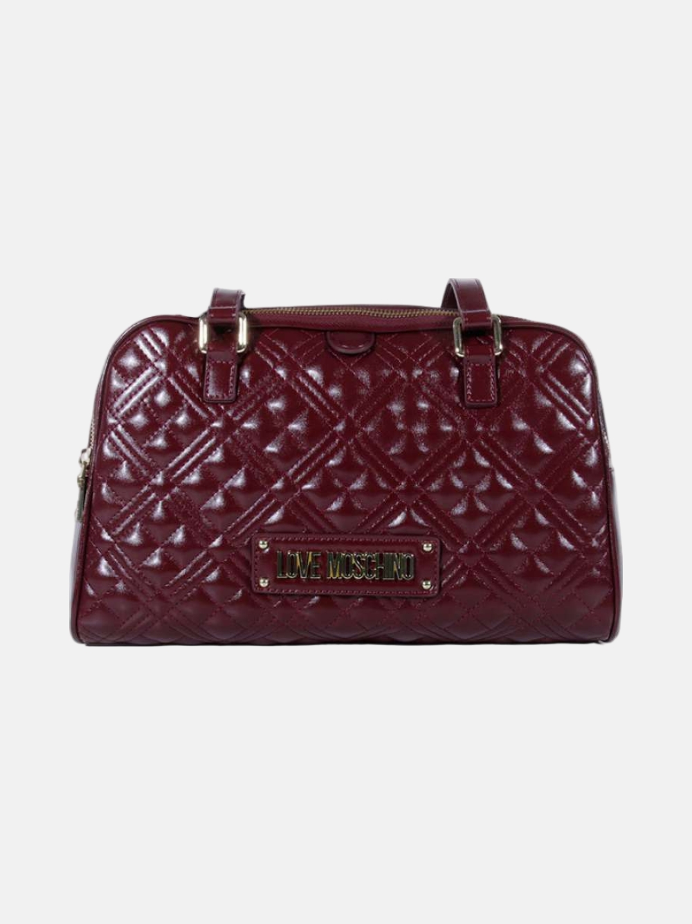 MALA LOVE MOSCHINO QUILTED NAPA VINO