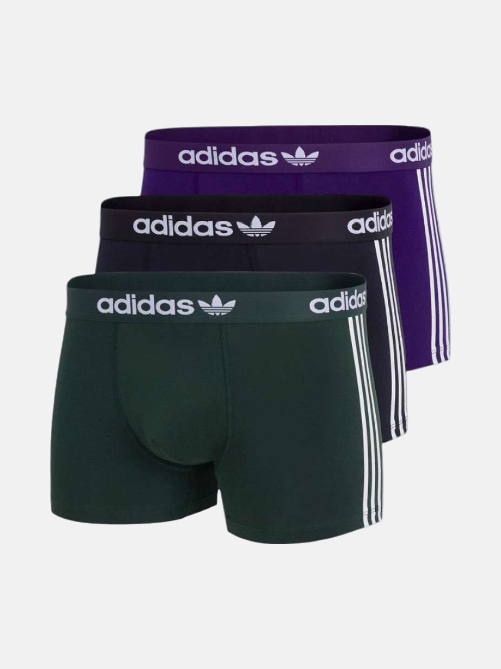 PACK 3 BOXERS ADIDAS CONFORT ASST/PUR/GRE