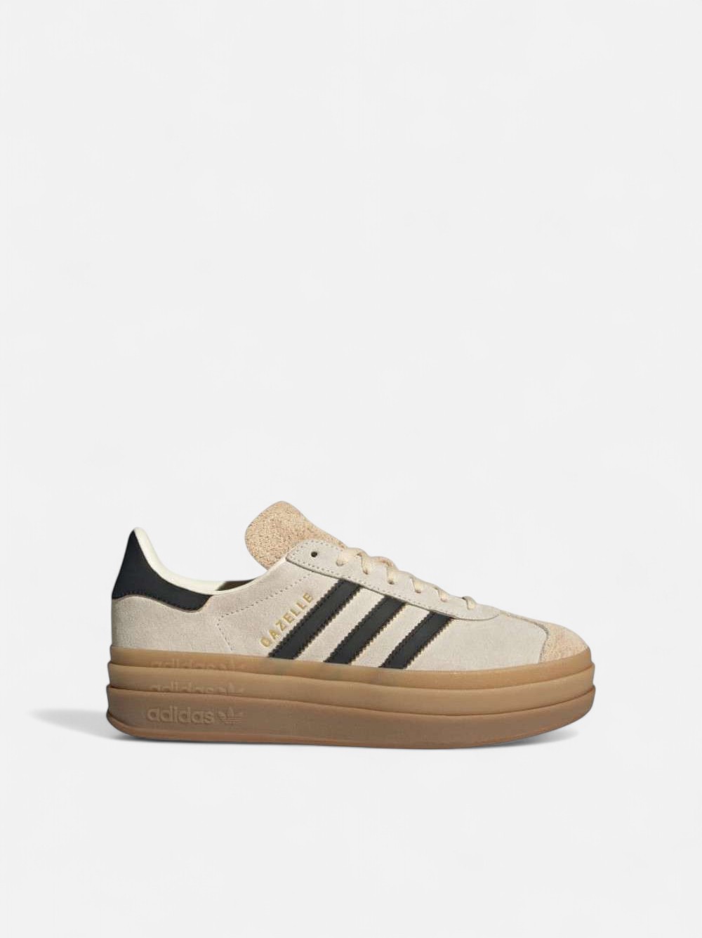 ADIDAS GAZELLE BOLD CREWHT BLACK SANSTR