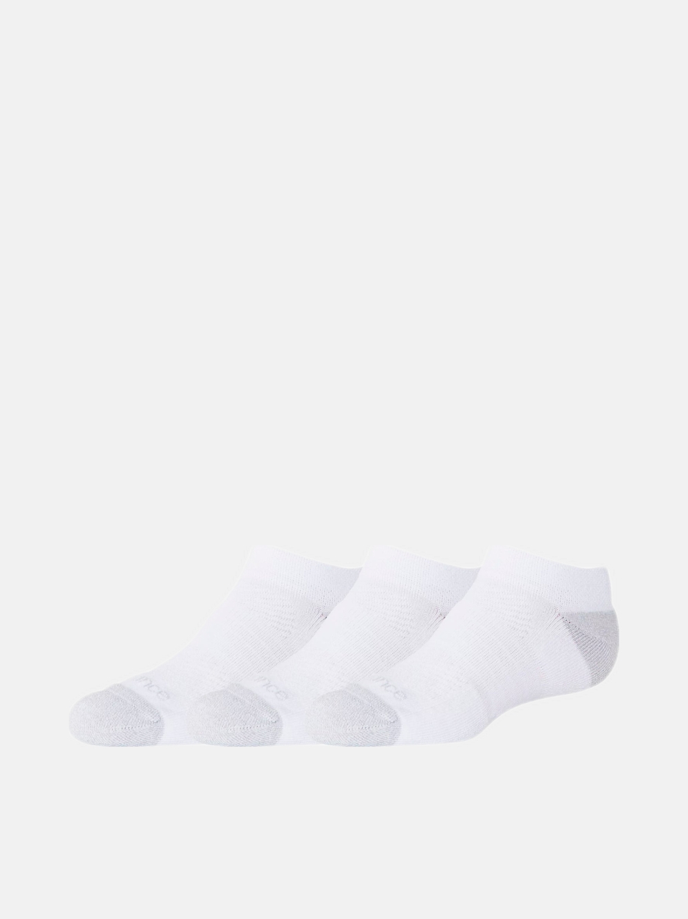 PACK 3 MEIAS NEW BALANCE YOUTH ACTIVE NO SHOW WHITE WT
