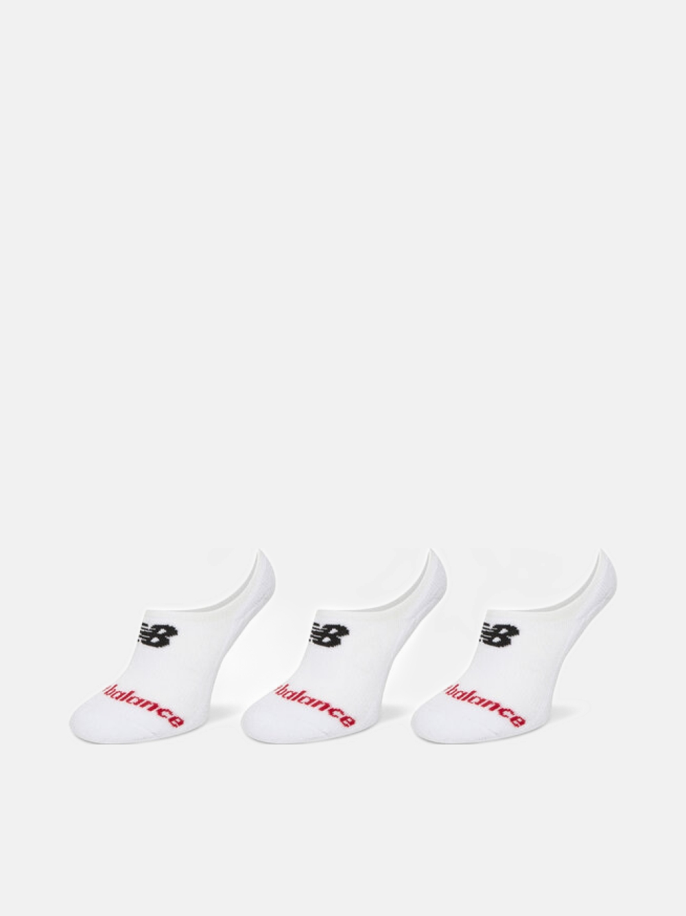 PACK 3 MEIAS NEW BALANCE EVERDAY ULTRA LOW NO SHOW WHITE WT